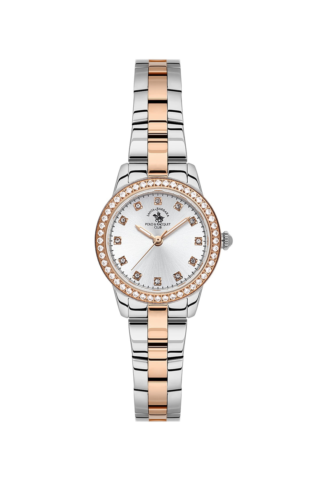 Santa Barbara Polo &amp; racquet Club Quartz  Silver Dial Analog Watch For -  Ladies SB.1.10681-6