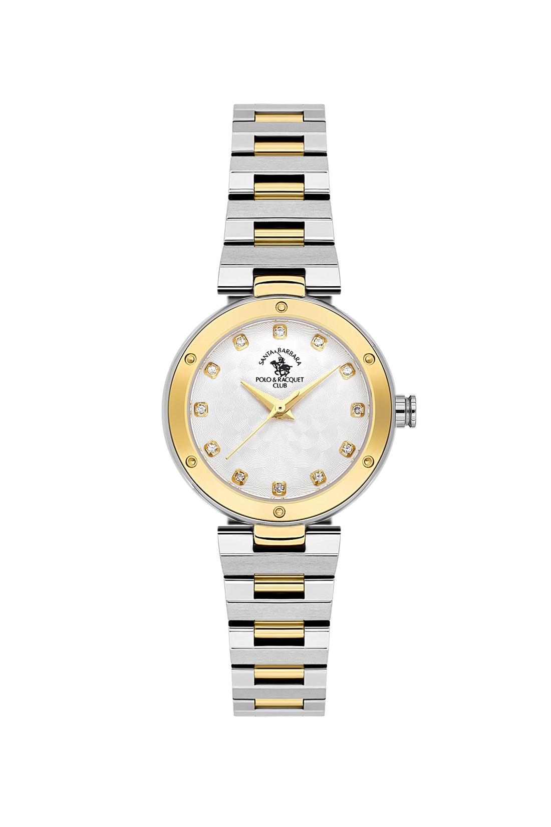 Santa Barbara Polo &amp; racquet Club Quartz  Silver Dial Analog Watch For -  Ladies SB.1.10682-3