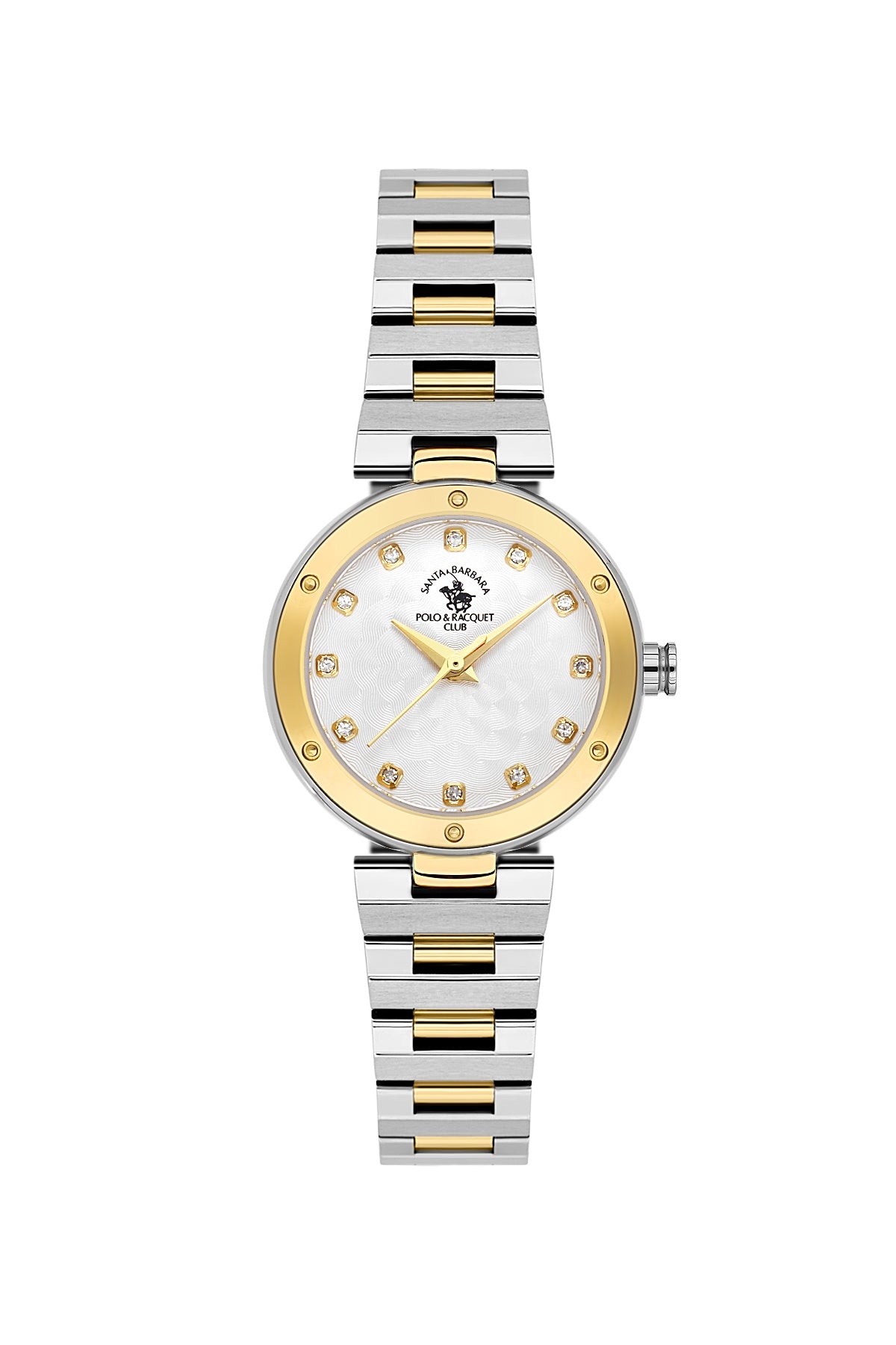 Santa Barbara Polo &amp; racquet Club Quartz  Silver Dial Analog Watch For -  Ladies SB.1.10682-3