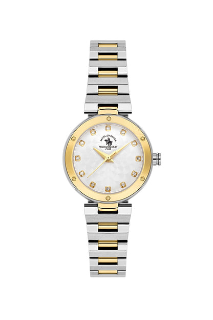 Santa Barbara Polo &amp; racquet Club Quartz  Silver Dial Analog Watch For -  Ladies SB.1.10682-3