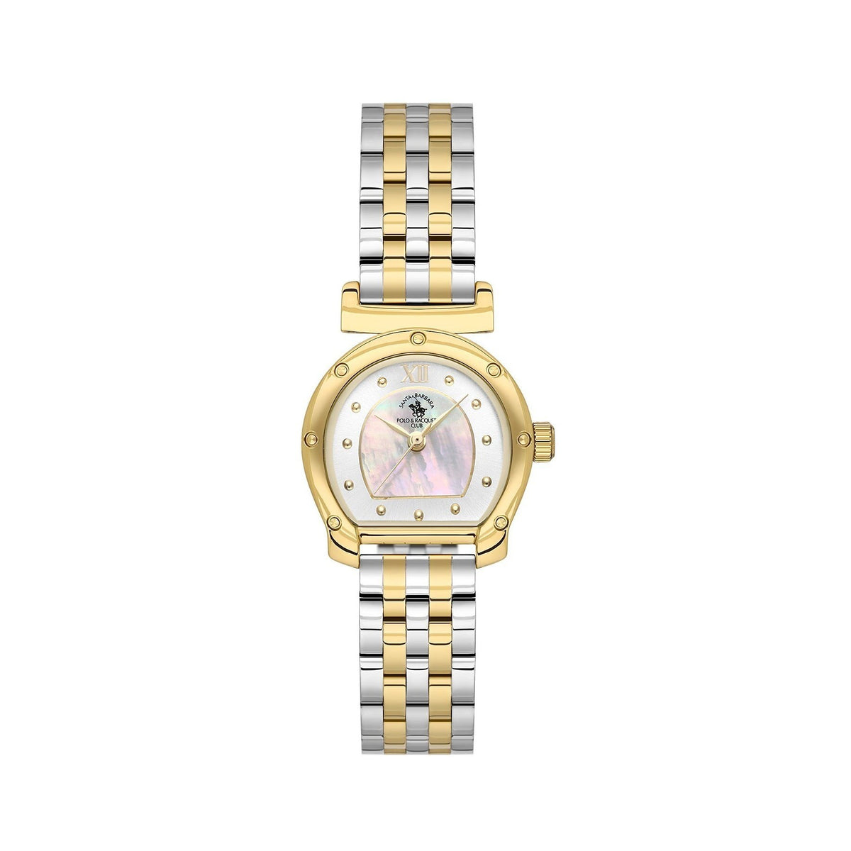 Santa Barbara Polo & Racquet Club Quartz White Dial Analog Watch For - Ladies SB.1.10683-3