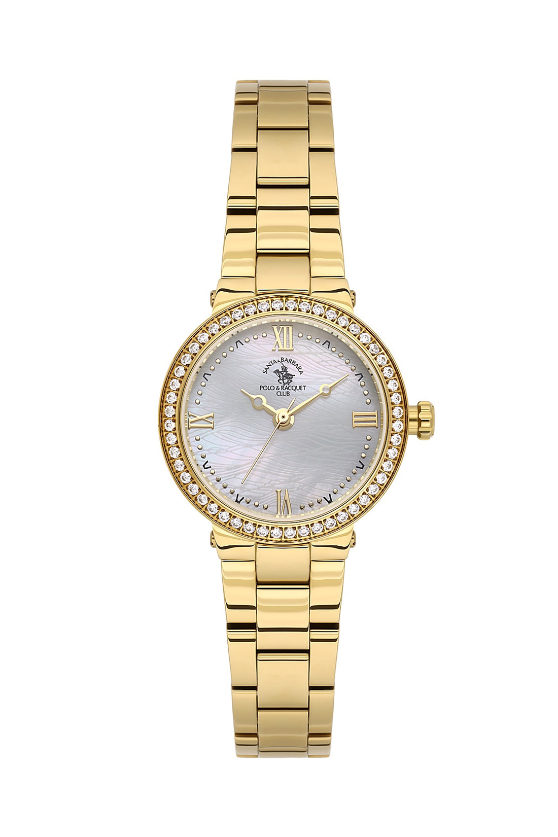 Santa Barbara Polo &amp; Racquet Club Quartz White Dial Analog Watch For - Ladies SB.1.10685-2