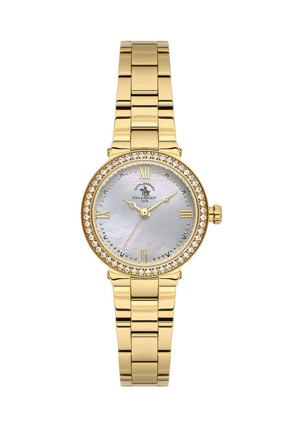 Santa Barbara Polo &amp; Racquet Club Quartz White Dial Analog Watch For - Ladies SB.1.10685-2