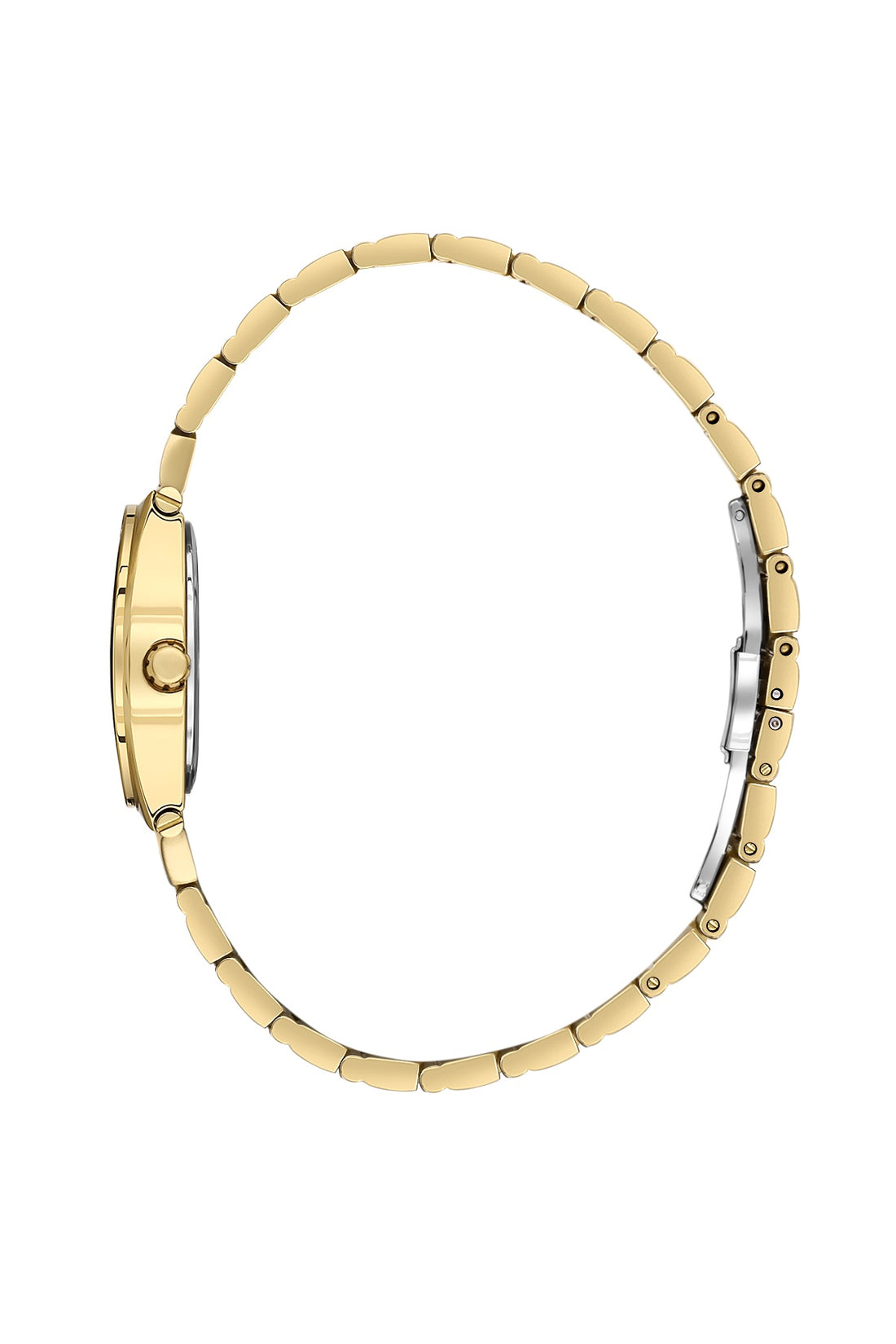 Santa Barbara Polo &amp; Racquet Club Quartz Gold Dial Analog Watch For - Ladies SB.1.10686-3