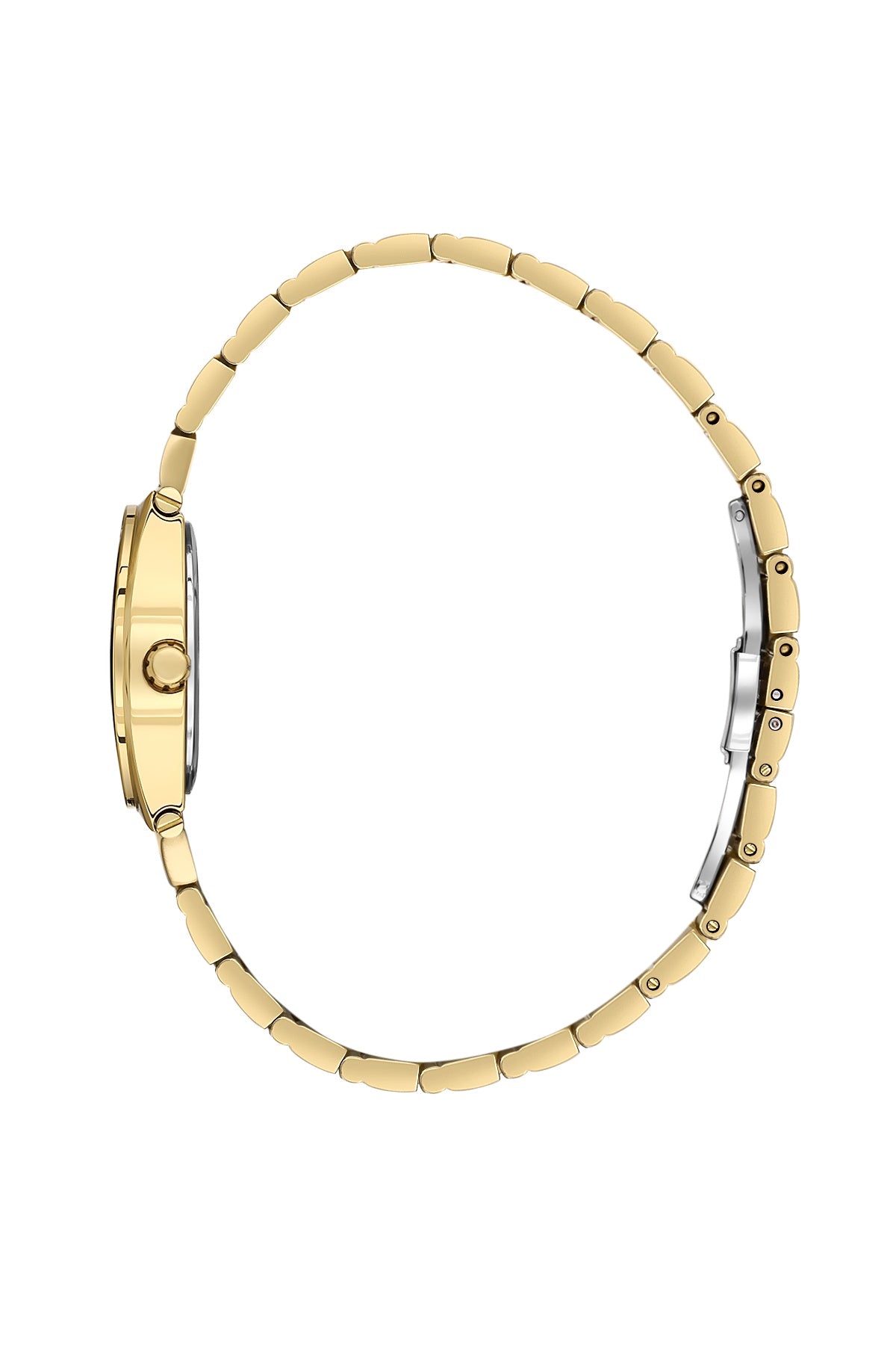Santa Barbara Polo &amp; Racquet Club Quartz Gold Dial Analog Watch For - Ladies SB.1.10686-3