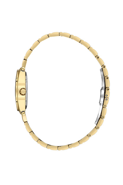 Santa Barbara Polo &amp; Racquet Club Quartz Gold Dial Analog Watch For - Ladies SB.1.10686-3