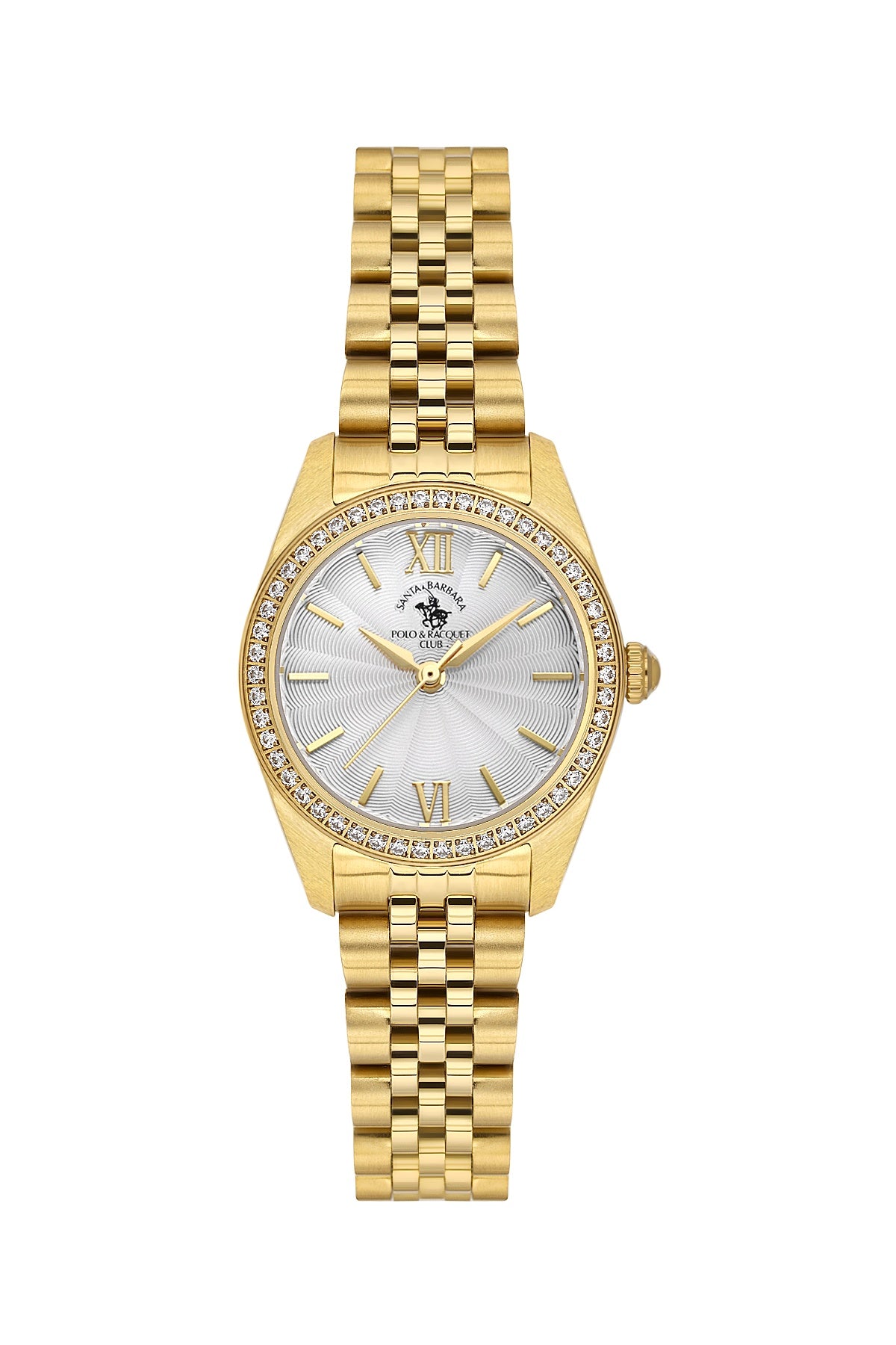 Santa Barbara Polo &amp; Racquet Club Quartz Silver Dial Analog Watch For - Ladies SB.1.10687-2