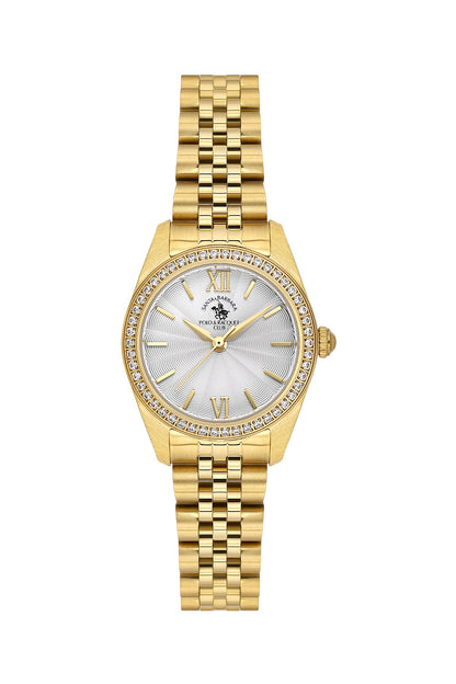 Santa Barbara Polo &amp; Racquet Club Quartz Silver Dial Analog Watch For - Ladies SB.1.10687-2