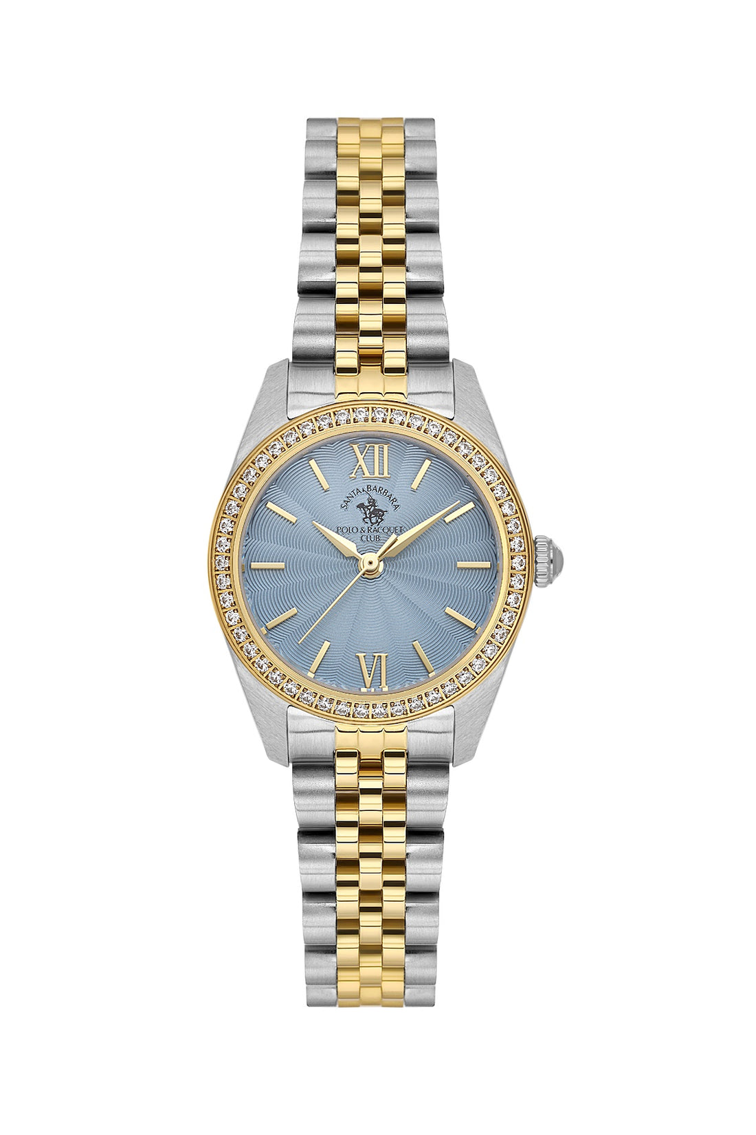 Santa Barbara Polo &amp; Racquet Club Quartz Blue Dial Analog Watch For - Ladies SB.1.10687-5