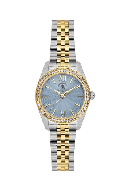 Santa Barbara Polo &amp; Racquet Club Quartz Blue Dial Analog Watch For - Ladies SB.1.10687-5