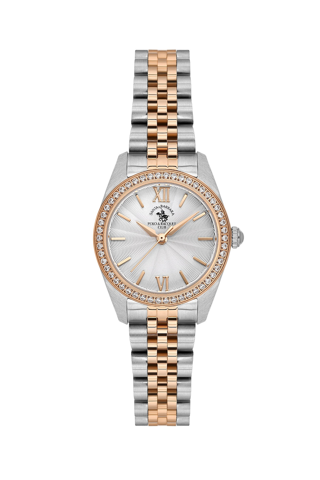 Santa Barbara Polo &amp; Racquet Club Quartz Silver Dial Analog Watch For - Ladies SB.1.10687-6