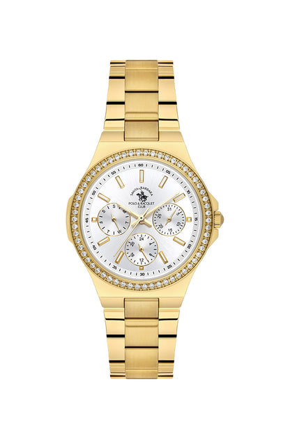 Santa Barbara Polo &amp; racquet Club Quartz  Silver Dial Analog Watch For -  Ladies SB.1.10688-2