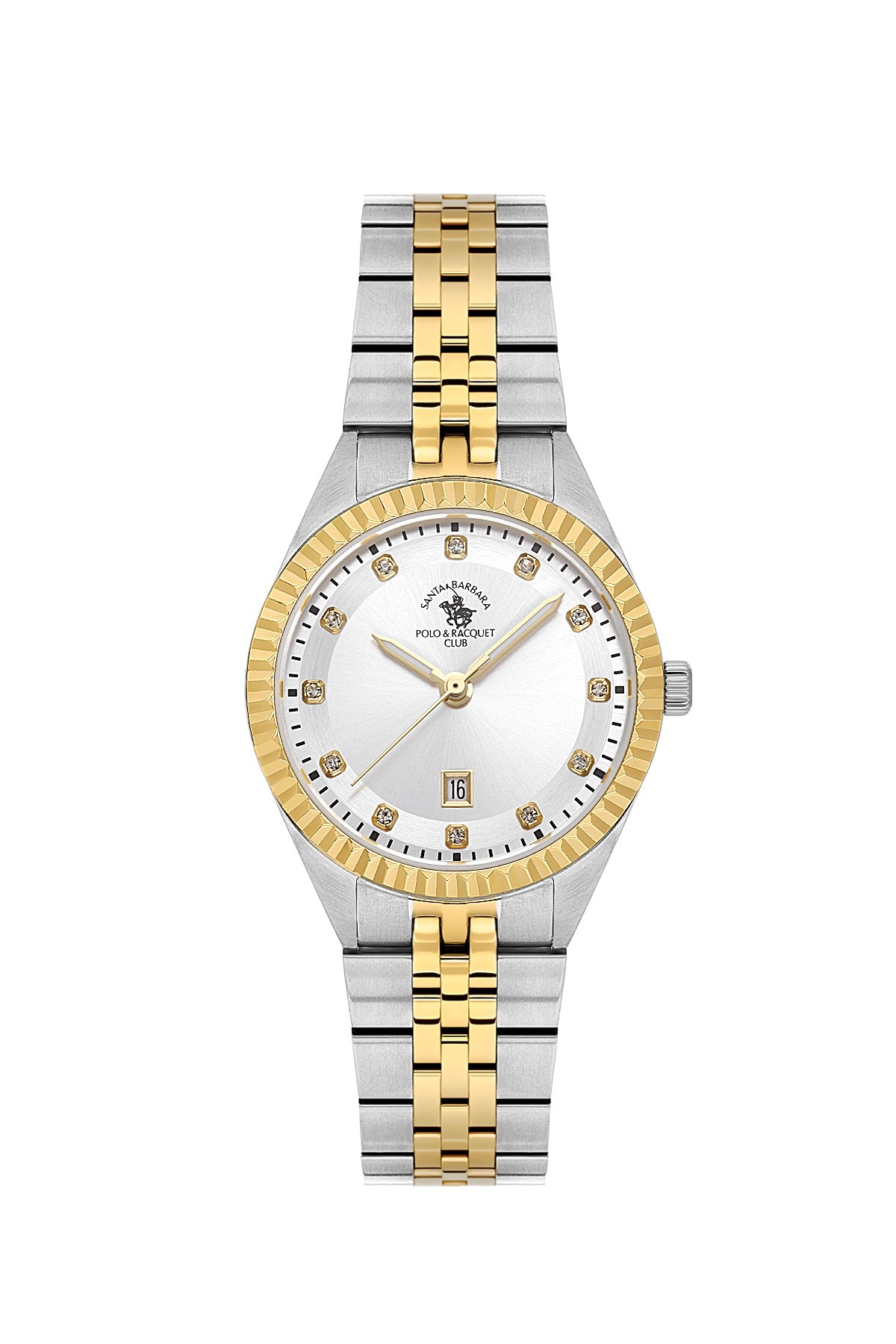 Santa Barbara Polo &amp; racquet Club Quartz  Silver Dial Analog Watch For -  Ladies SB.1.10691-4