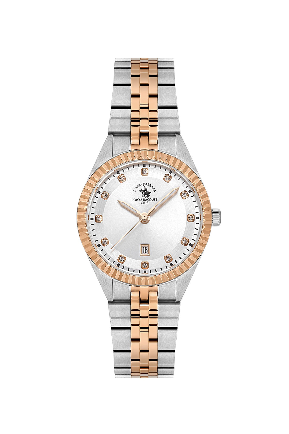 Santa Barbara Polo &amp; racquet Club Quartz  Silver Dial Analog Watch For -  Ladies SB.1.10691-6
