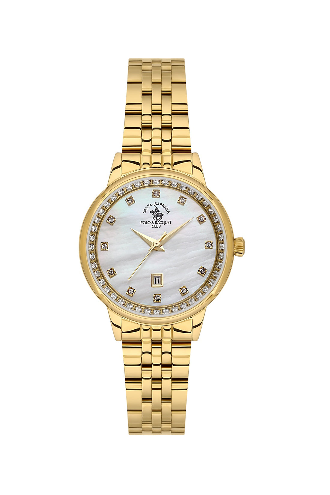 Santa Barbara Polo &amp; Racquet Club Quartz White Dial Analog Watch For - Ladies SB.1.10695-2