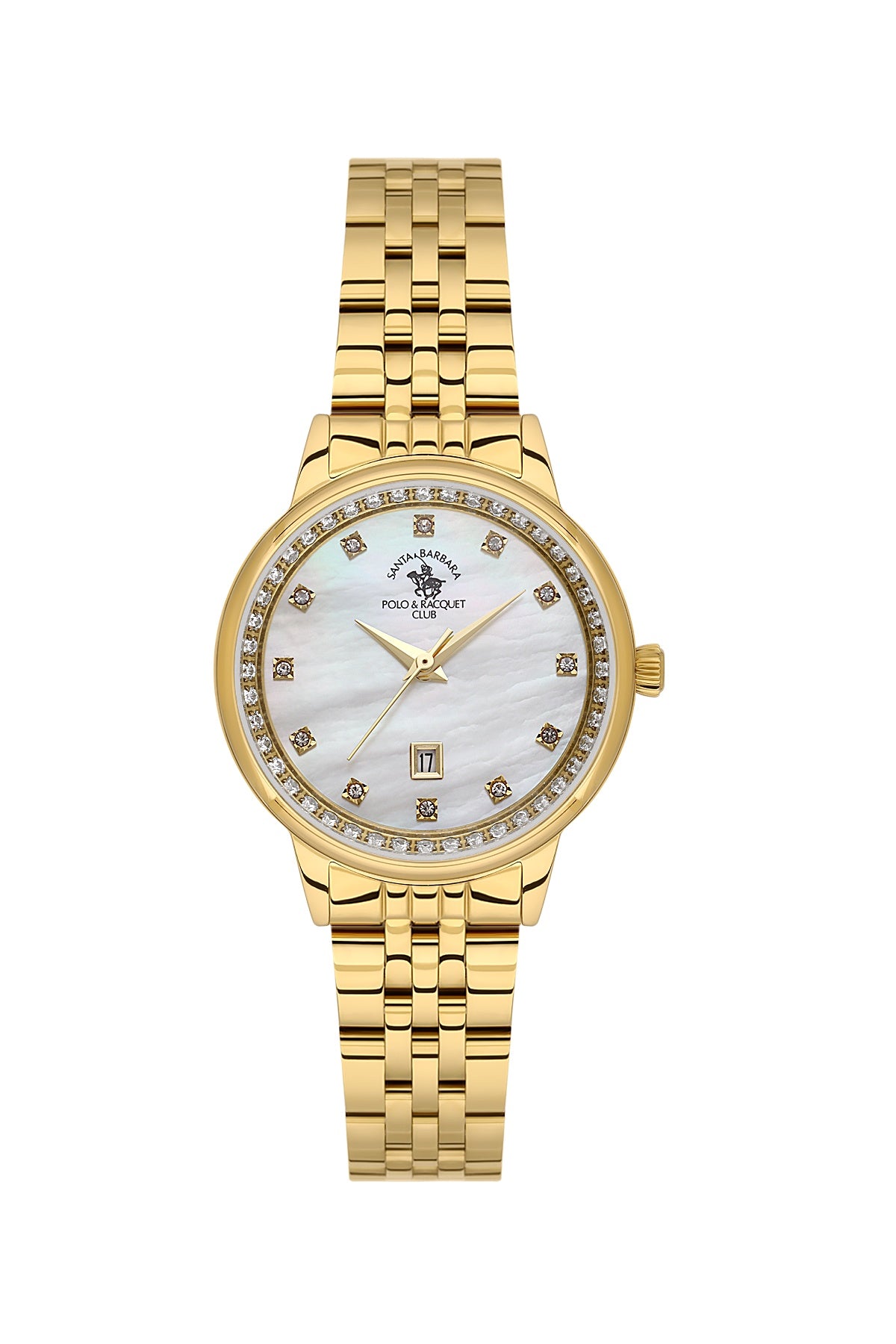 Santa Barbara Polo &amp; Racquet Club Quartz White Dial Analog Watch For - Ladies SB.1.10695-2