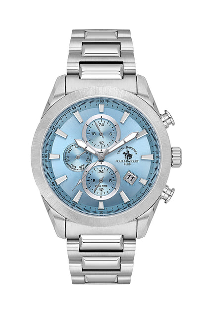 Santa Barbara Polo &amp; Racquet Club Quartz Blue Dial Analog Watch For - Gents SB.1.10700-3