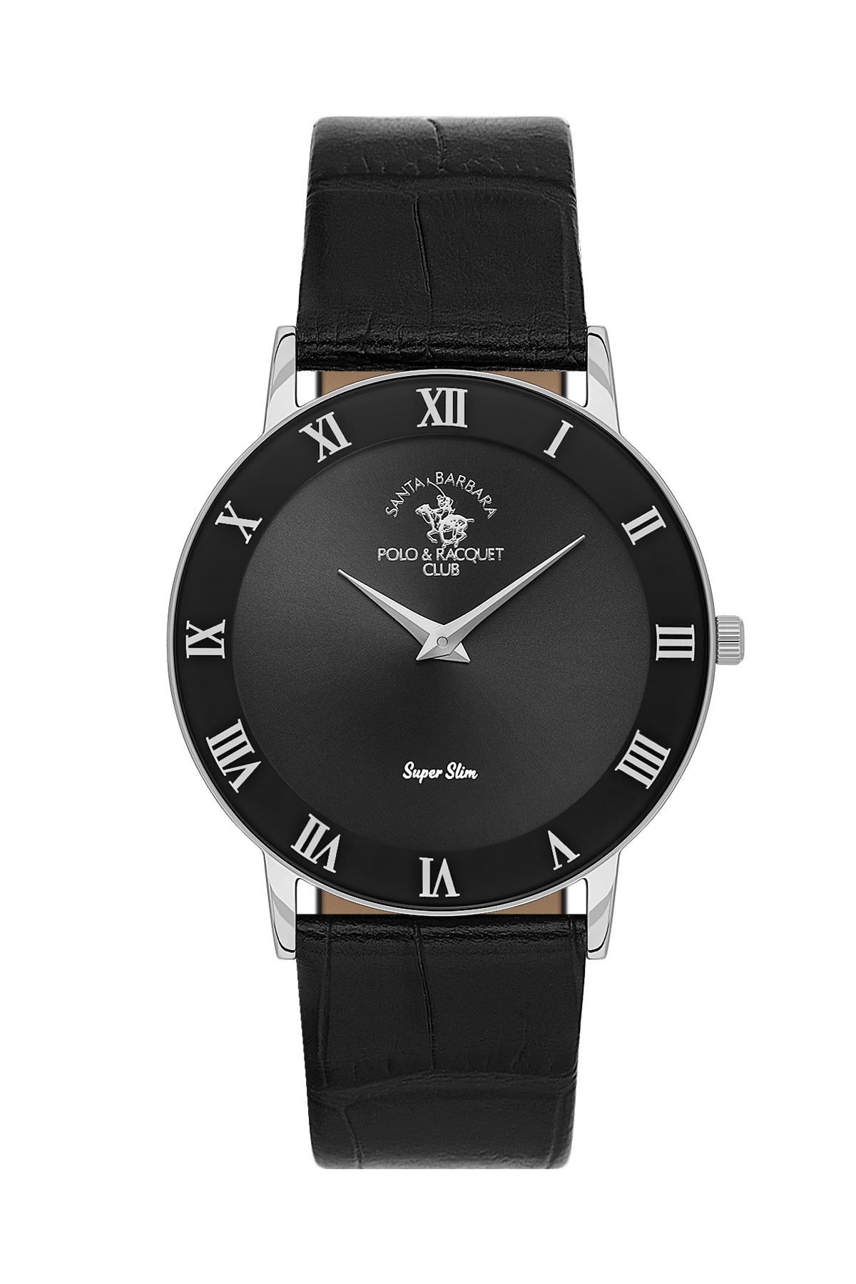 Santa Barbara Polo &amp; Racquet Club Quartz Black Dial Analog Watch For - Gents SB.1.10708-1
