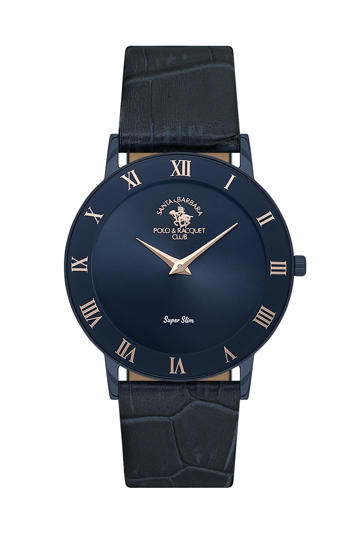 Santa Barbara Polo &amp; Racquet Club Quartz Blue Dial Analog Watch For - Gents SB.1.10708-4
