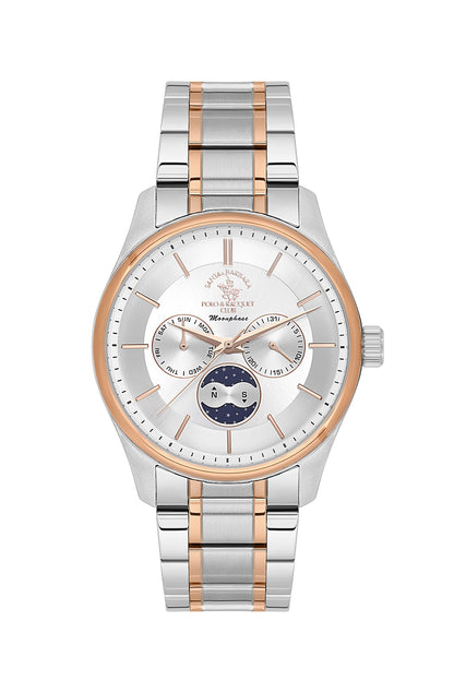 Santa Barbara Polo &amp; racquet Club Quartz  Silver Dial Analog Watch For -  Gents SB.1.10711-5