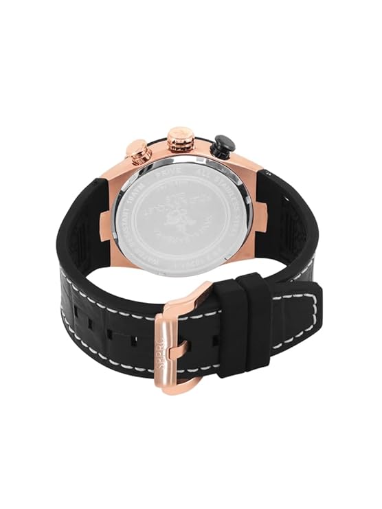 Santa barbara polo &amp; racquet club Analog Black Dial Men&