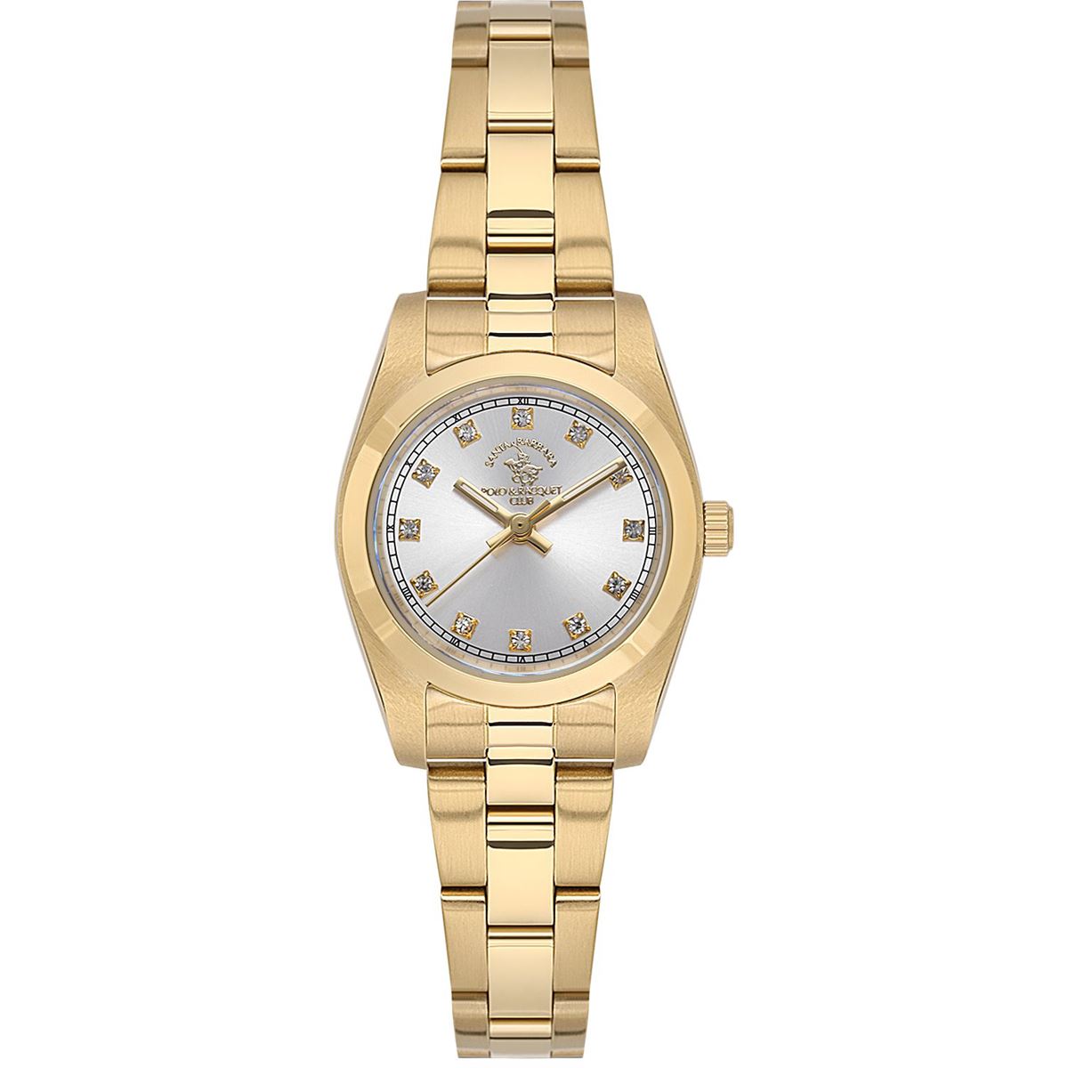 Santa Barbara Polo & Racquet Club Quartz Silver Dial Analog Watch For - Ladies SB.4.10012-4