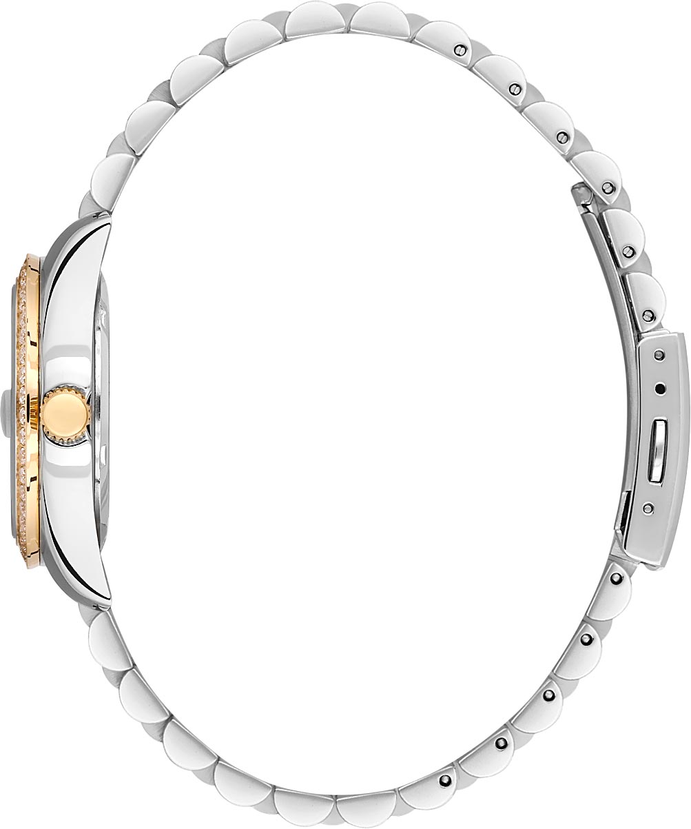 Santa Barbara Polo &amp; Racquet Club  Quartz Silver Dial Watch - For Gents SB.4.10017-4