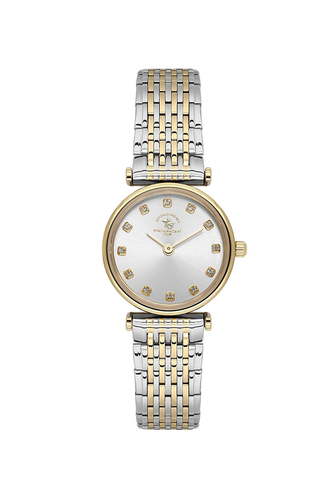 Santa Barbara  Quartz Silver Dial Analog Watch For - Ladies SB.4.10019-4