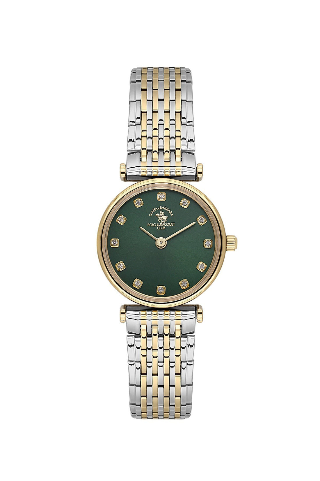 Santa Barbara  Quartz Green Dial Analog Watch For - Ladies SB.4.10019-5