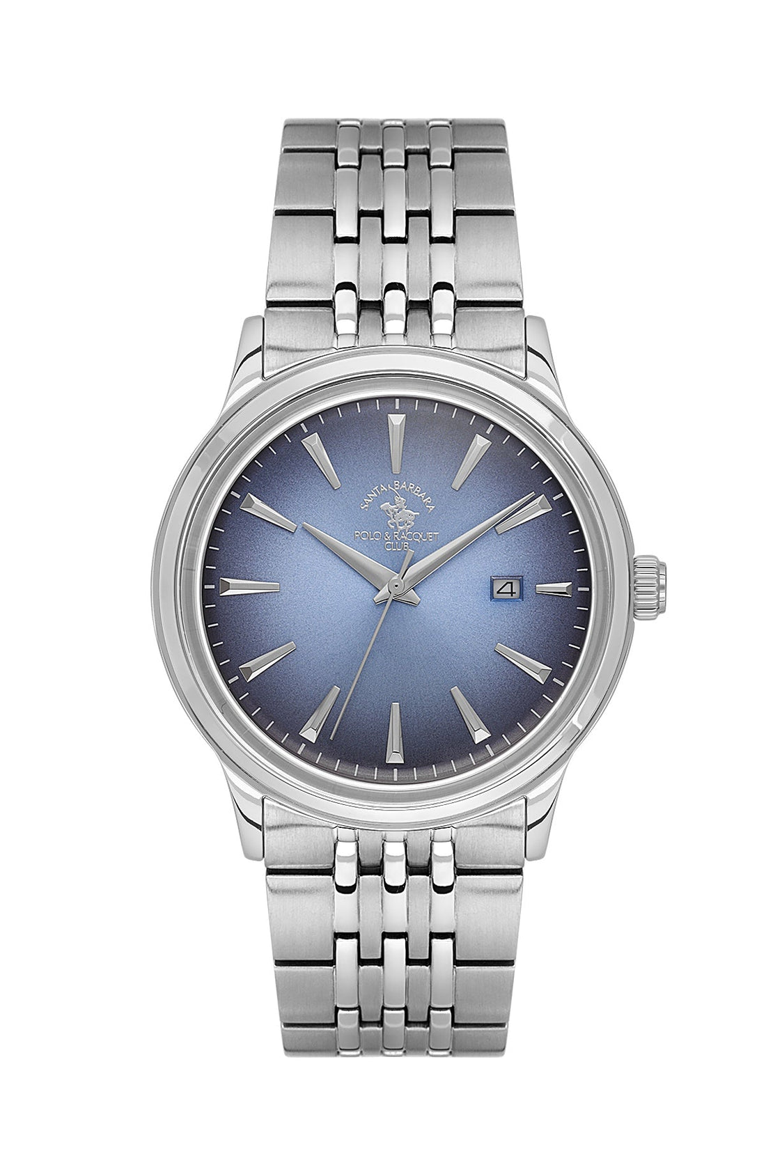 Santa Barbara  Quartz Blue Dial Analog Watch For - Gents SB.4.10021-3