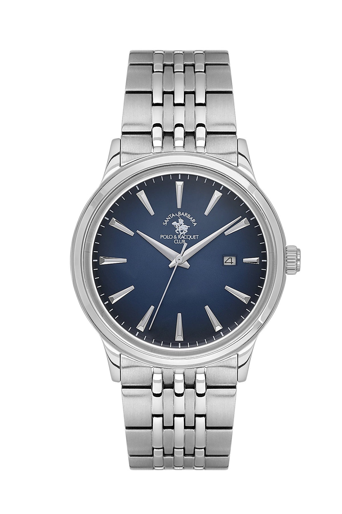 Santa Barbara  Quartz Blue Dial Analog Watch For - Gents SB.4.10021-4