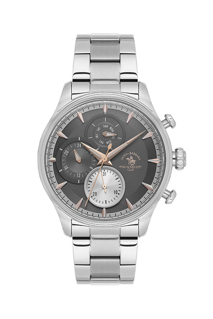 Santa Barbara  Quartz Gery Dial Analog Watch For - Gents SB.4.10023-4