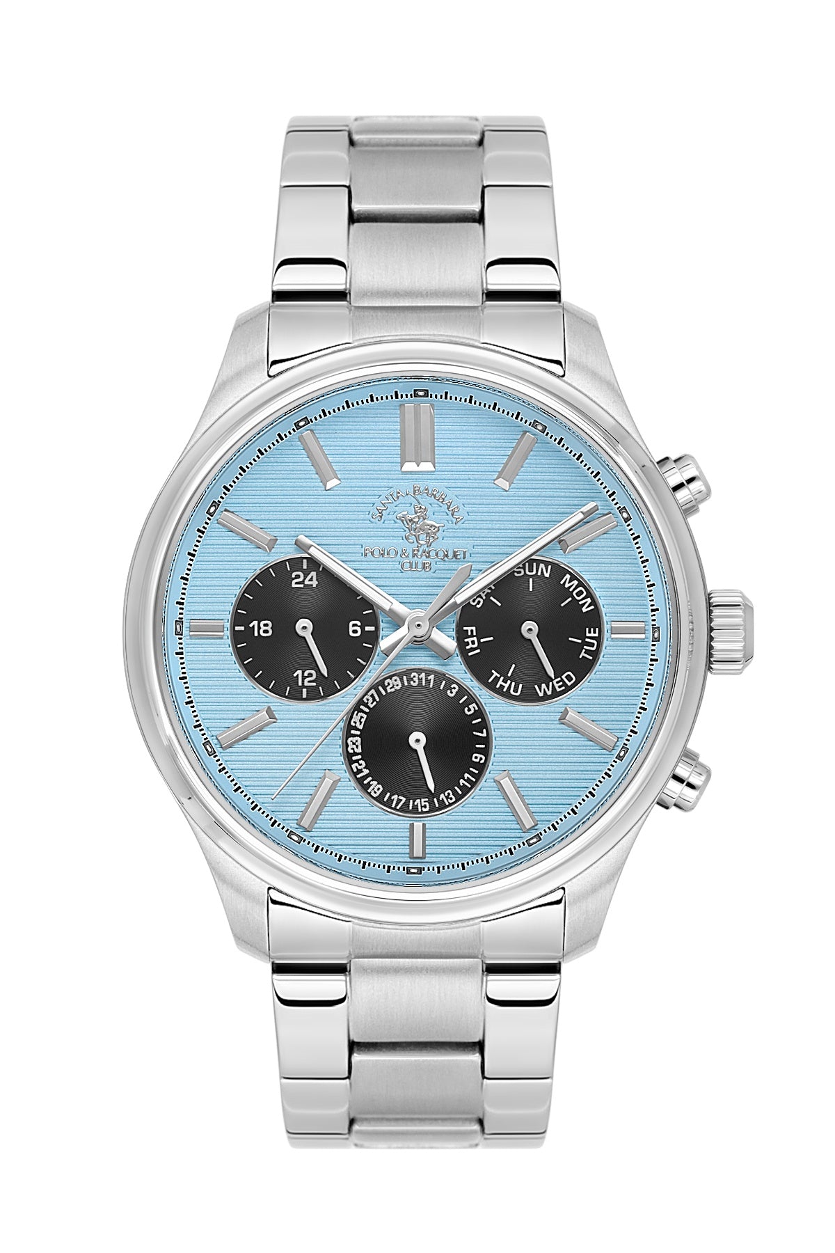 Santa Barbara Polo &amp; racquet Club Quartz  Blue Dial Analog Watch For -  Gents SB.4.10043-6