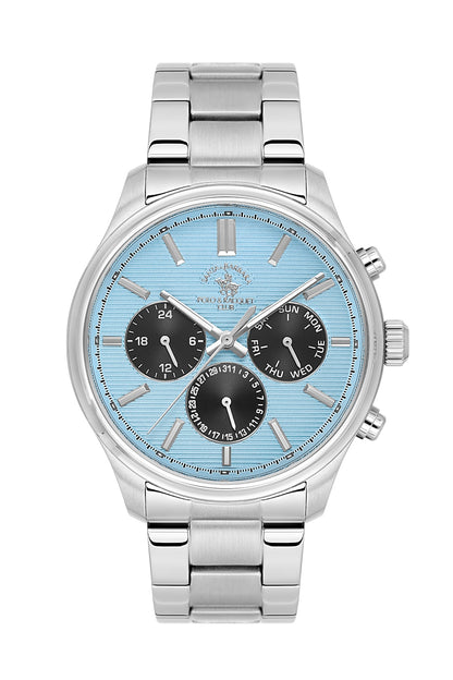 Santa Barbara Polo &amp; racquet Club Quartz  Blue Dial Analog Watch For -  Gents SB.4.10043-6