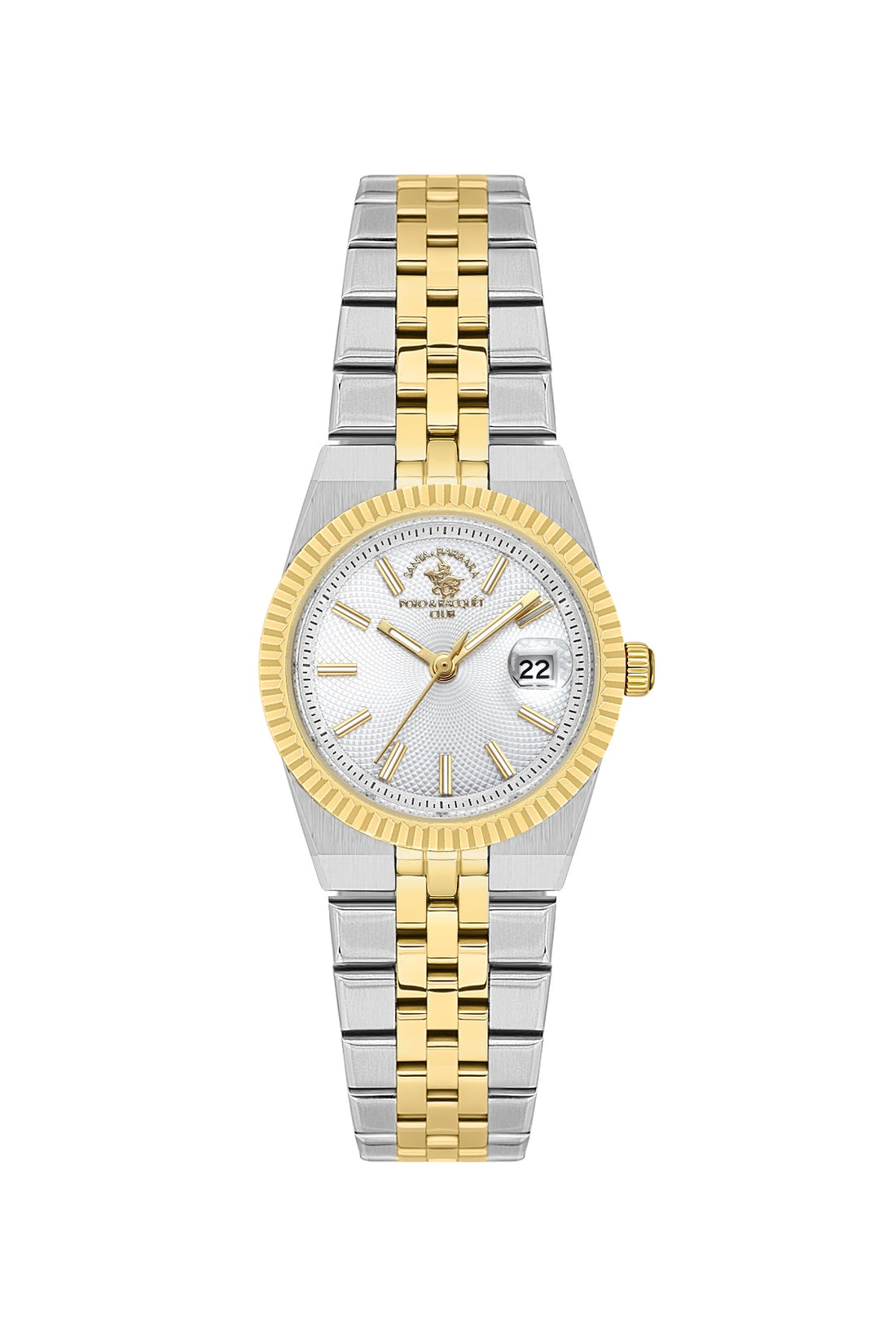 Santa Barbara Polo &amp; racquet Club Quartz  Silver Dial Analog Watch For -  Ladies SB.4.10044-5