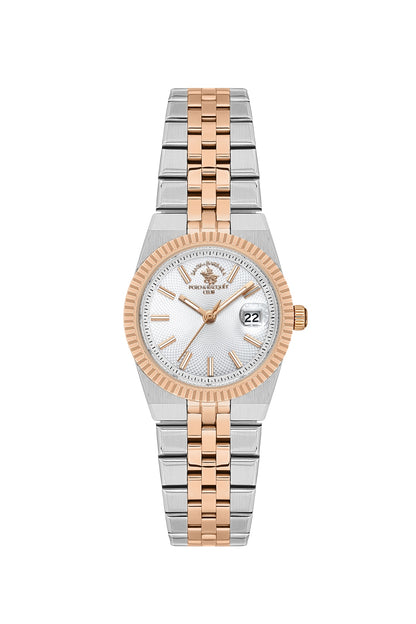 Santa Barbara Polo &amp; racquet Club Quartz  Silver Dial Analog Watch For -  Ladies SB.4.10044-7