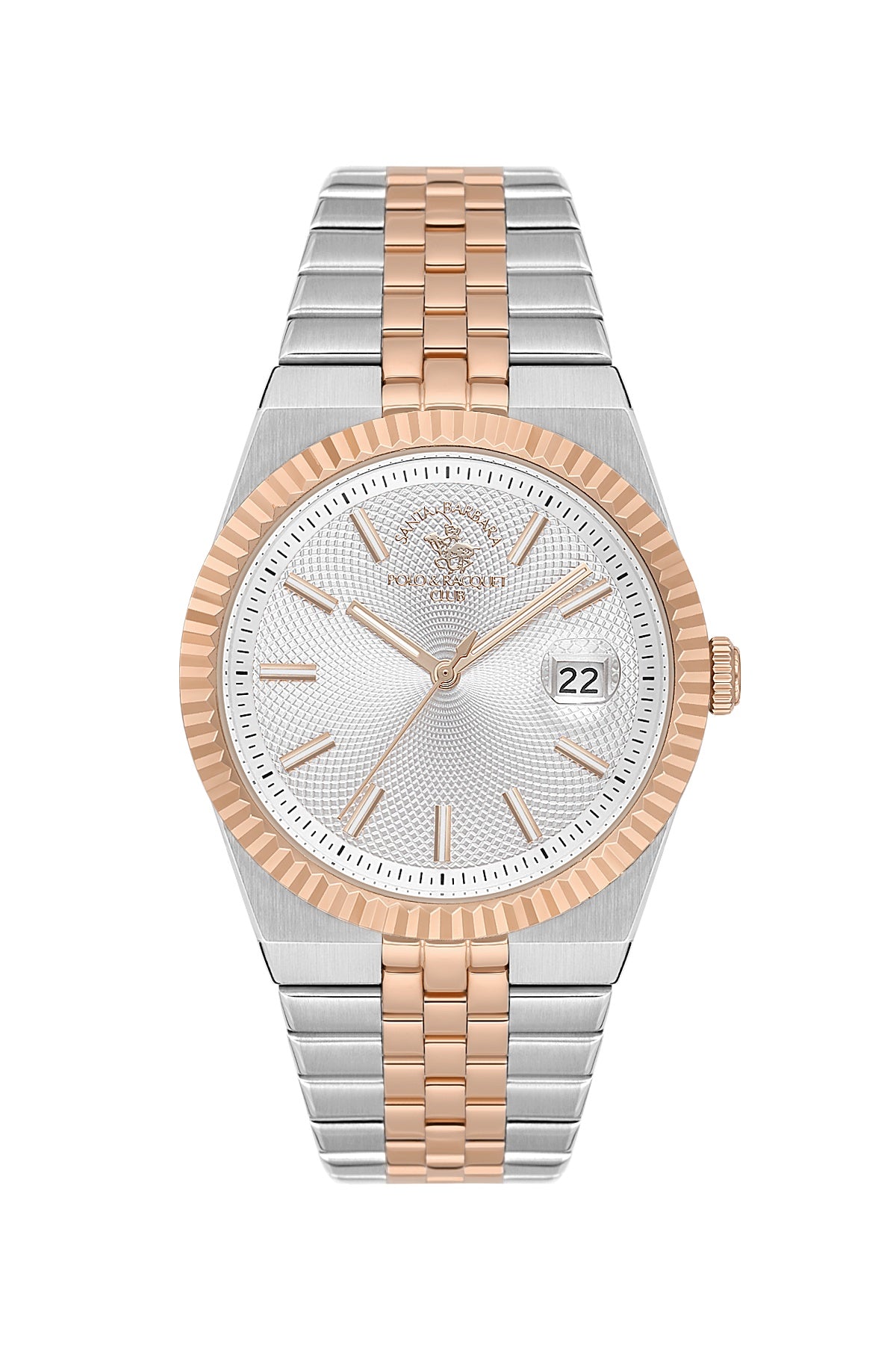 Santa Barbara Polo &amp; racquet Club Quartz  Silver Dial Analog Watch For -  Gents SB.4.10045-8