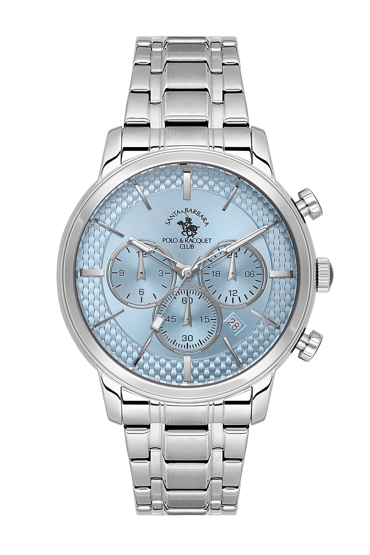 Santa Barbara Polo &amp; Racquet Club Quartz Blue Dial Analog Watch For - Gents SB.4.10046-4