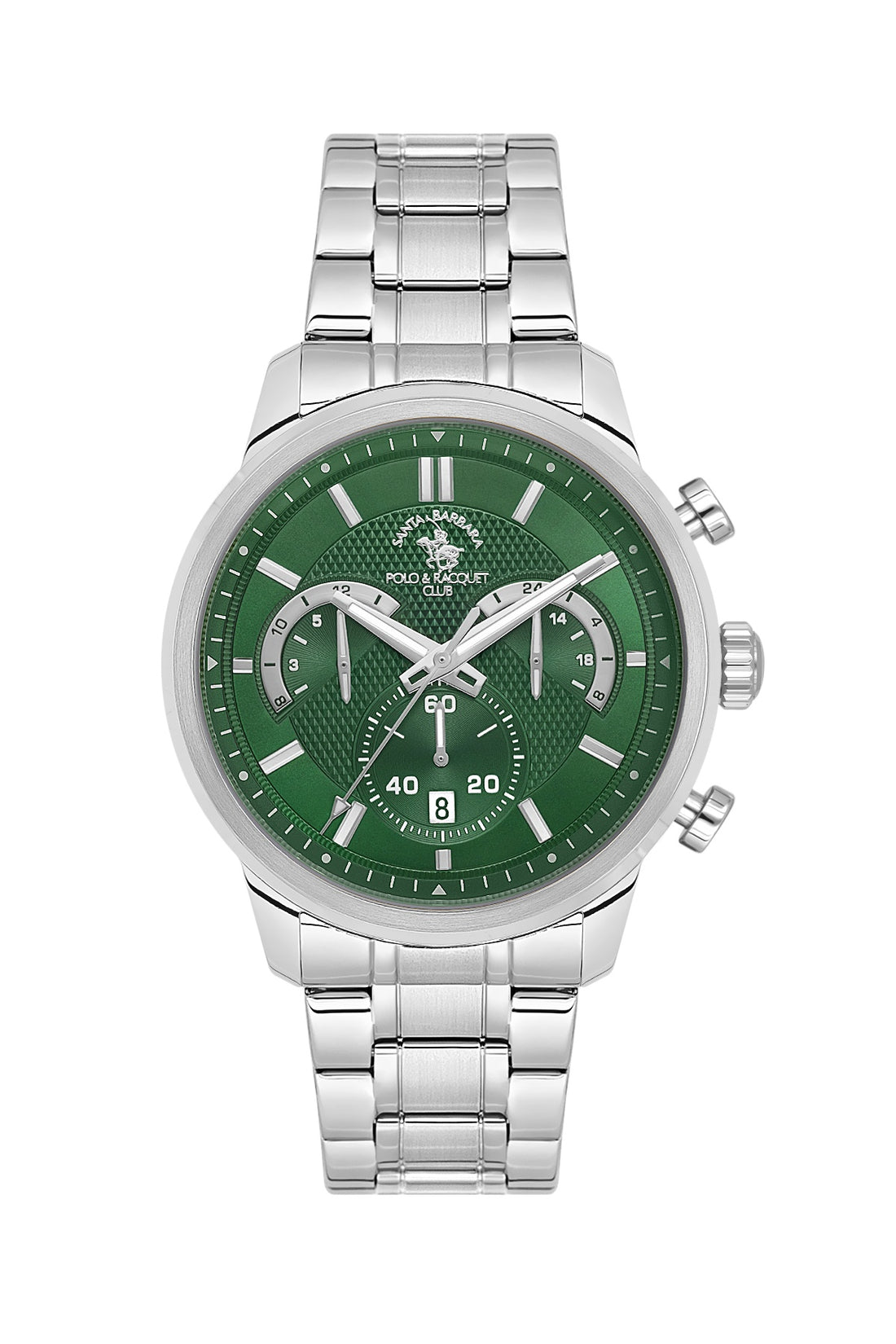 Santa Barbara Polo &amp; racquet Club Quartz  Green Dial Analog Watch For -  Gents SB.4.10050-4