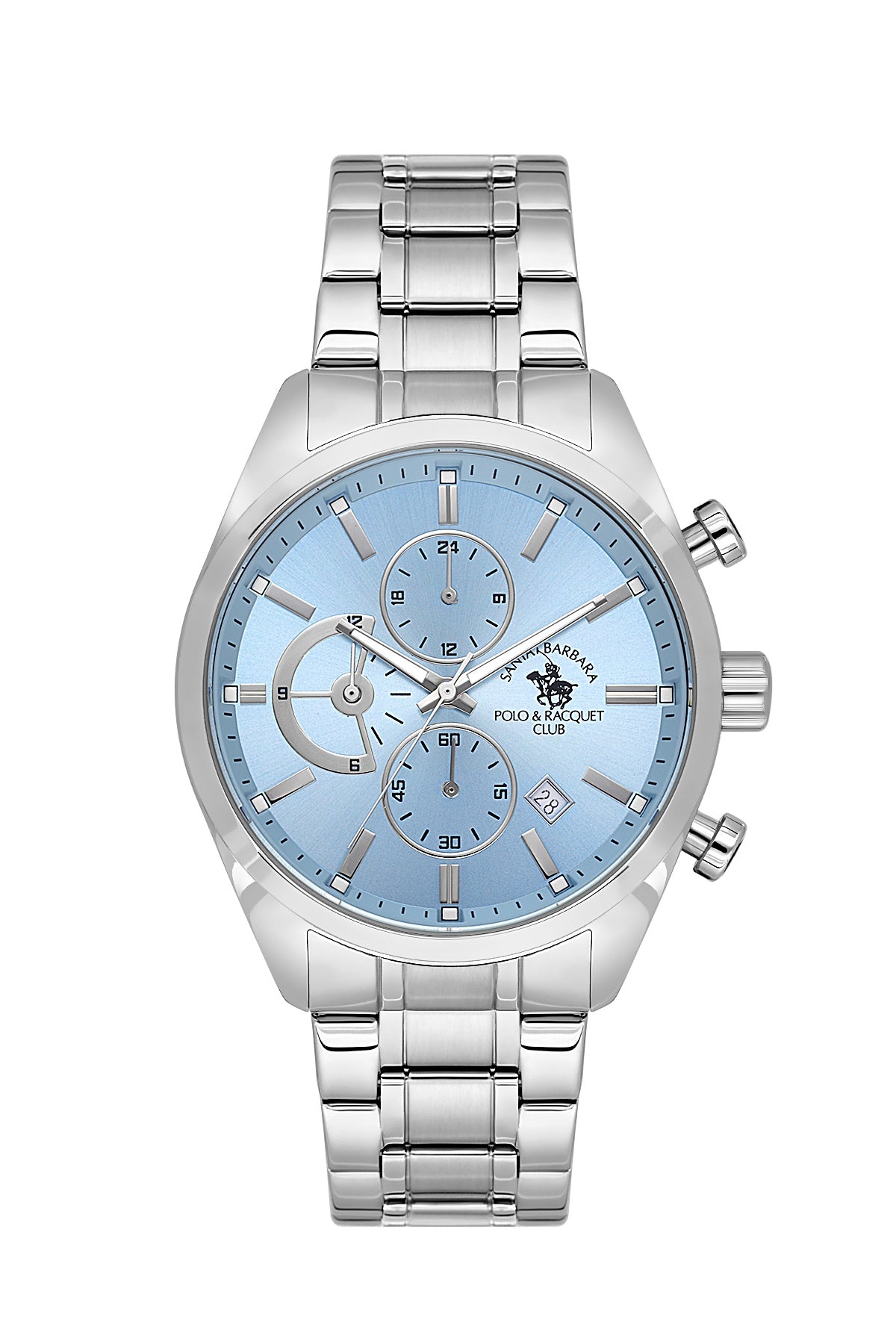 Santa Barbara Polo &amp; Racquet Club Quartz Blue Dial Analog Watch For - Gents SB.4.10051-5