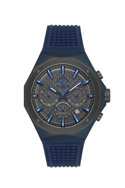 Santa Barbara Polo &amp; racquet Club Quartz  Black Dial Analog Watch For -  Gents SB.5.10007-2