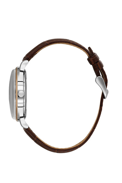 SANTA BARBARA POLO &amp; RACQUET CLUB Quartz Miyota 2317 Movement Silver Dial Analouge Watch For- Gents SB.8.10011-6