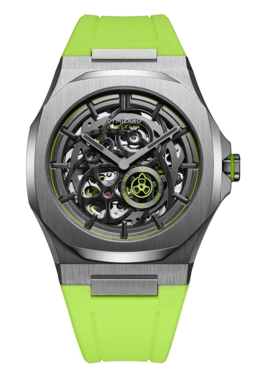 D1 Milano Skeleton Analog Watch  For Gents -SKRJ15