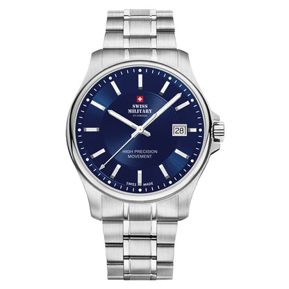Swiss Military by Chrono Swiss Made Blue Dial Analog Watch for Gents - SM30200.03