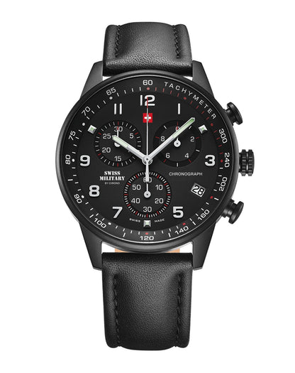 Swiss Military Swiss Made  minimalist chronograph Quartz Gents Watch - SM34012.08