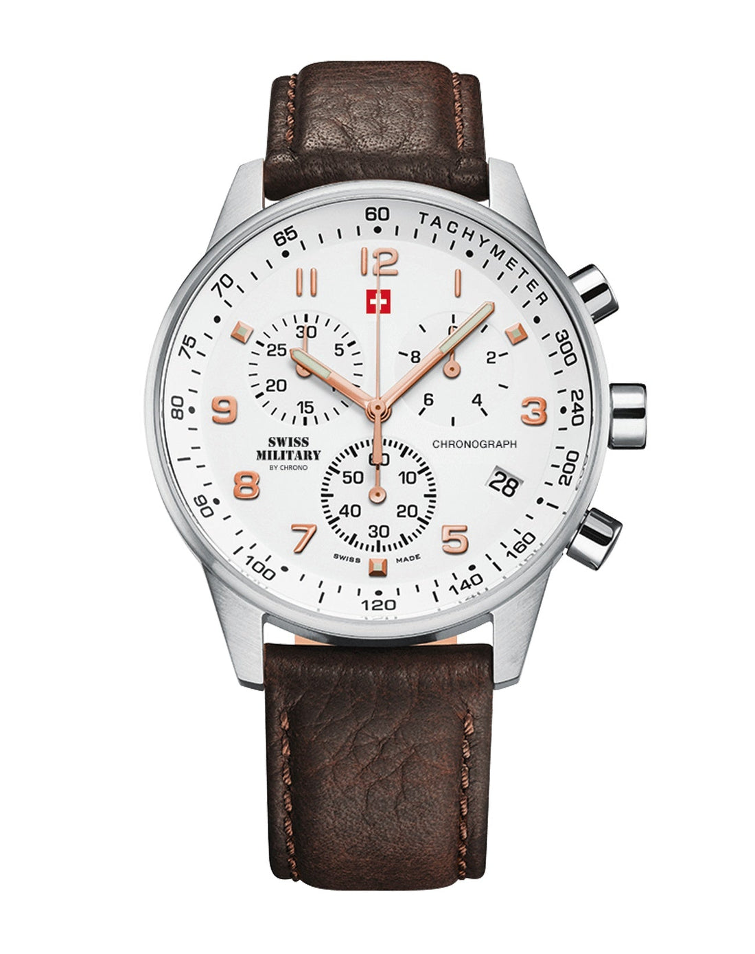 Swiss Military Swiss Made Minimalist Chronograph Quartz Gents Watch - SM34012.11