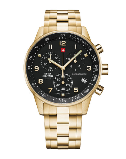 Swiss Military Swiss Made Minimalist Chronograph Quartz Gents Watch - SM34012.12