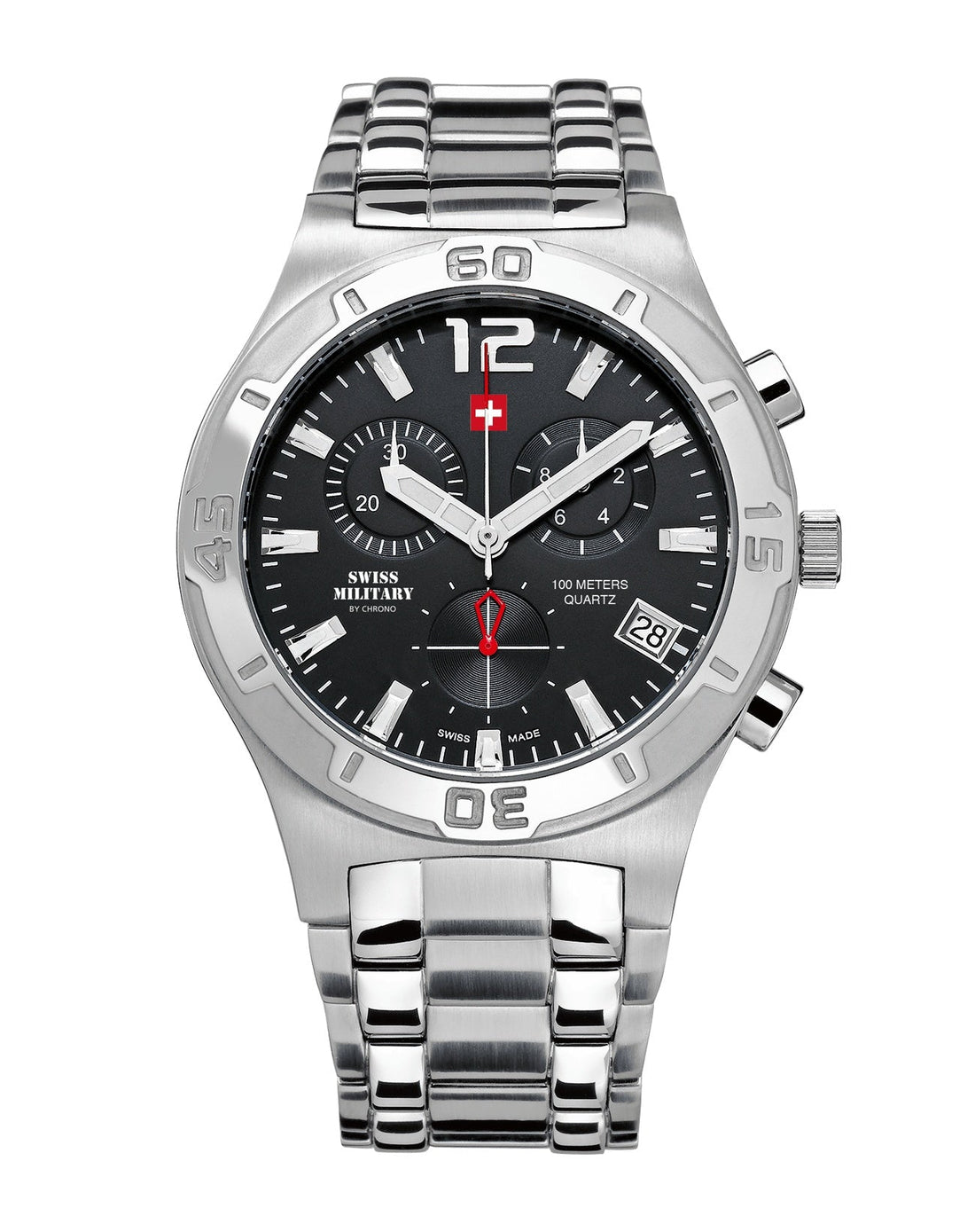 Swiss Military Swiss Made Sports Chronograph Quartz Gents Watch - SM34015.01