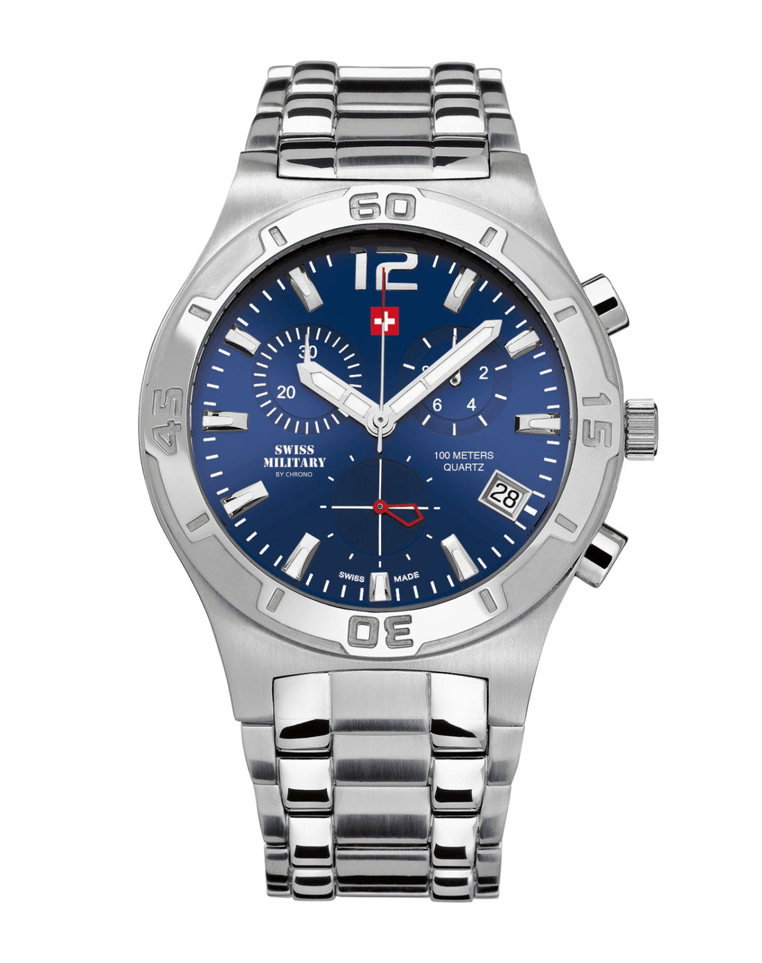 Swiss Military Swiss Made Sports Chronograph Quartz Gents Watch - SM34015.03