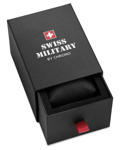 Swiss Military by Chrono Swiss Made White Dial Analog Watch for Gents - SM34039.07